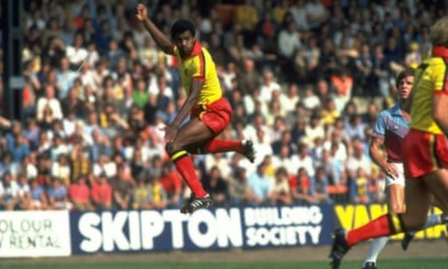 Luther Blissett playing for Watford